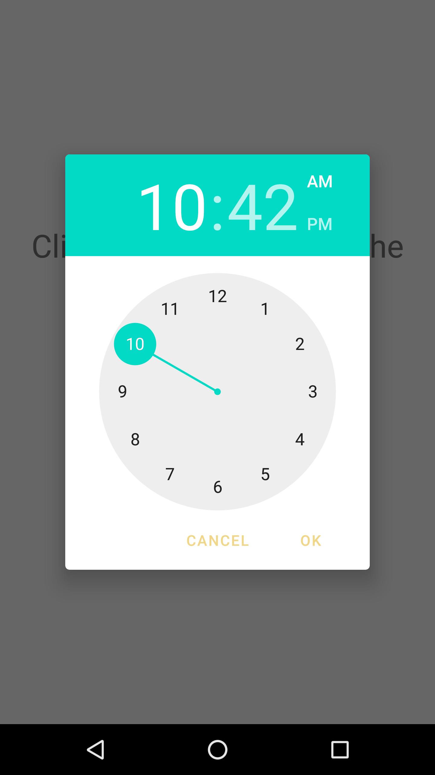 Timepicker