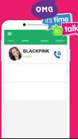 Chat Online With Black Pink : Just Prank Games স্ক্রিনশট 1