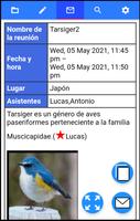 Actas de reunión tarsiger cyanurus captura de pantalla 2