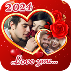 Romantic Love Photo Frames App आइकन