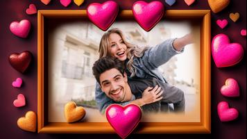 Romantic Love Photo Frames App पोस्टर
