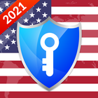 USA VPN: Unlimited Fast VPN &  أيقونة