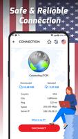 USA VPN: Unlimited Fast VPN &  تصوير الشاشة 3