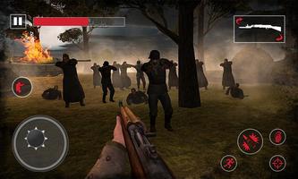 guerre mondiale 2 zombie survival: WW2 fps jeu tir Affiche