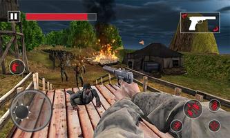 Guerra Mundial 2 sobrevivência zumbi: ww2 jogo fps imagem de tela 1