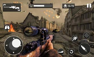 WW2 снайперская стрелялка игра на выживание FPS постер