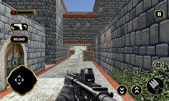 مكافحة الإرهاب سوات قوة 3D FPS ألعاب الرماية الملصق