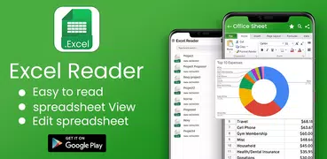 Xlsx 查看器 & 电子表格 读者 编辑 Xls 电子表格