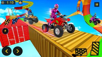 Monster Truck Stunt Racer - Mega Ramp Racing games Ekran Görüntüsü 3