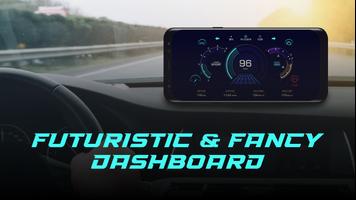 پوستر GPS Speedometer: Car Dashboard