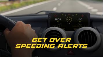 GPS 車速表： 汽車 儀表板 OBD2 速度 限制 截圖 1