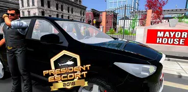大統領エスコート3D：大統領の車の運転手のゲーム