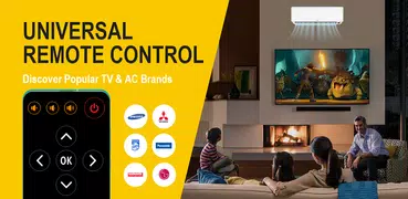 Universal TV AC Remote Control
