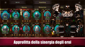 2 Schermata Azedeem. Gioco a turni.