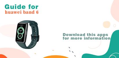 huawei band 6 app advice poster