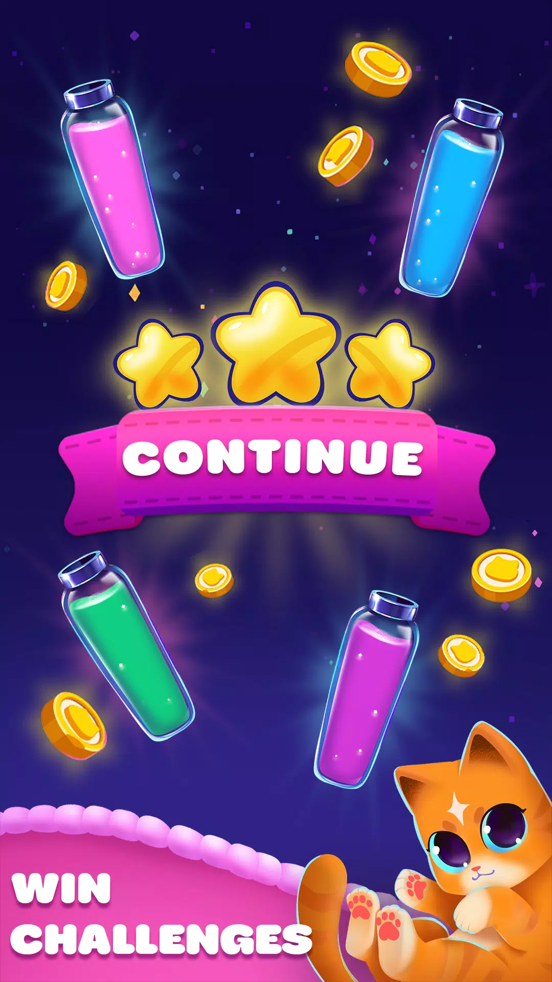 Color Sort Water Purrfect Puzz