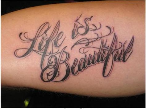 Letras da fonte da tatuagem para Android - APK Baixar