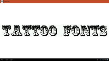 Tattoo Fonts ภาพหน้าจอ 1