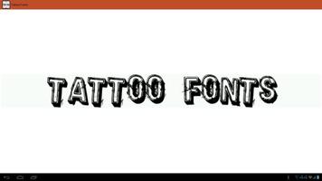 Tattoo Fonts capture d'écran 3