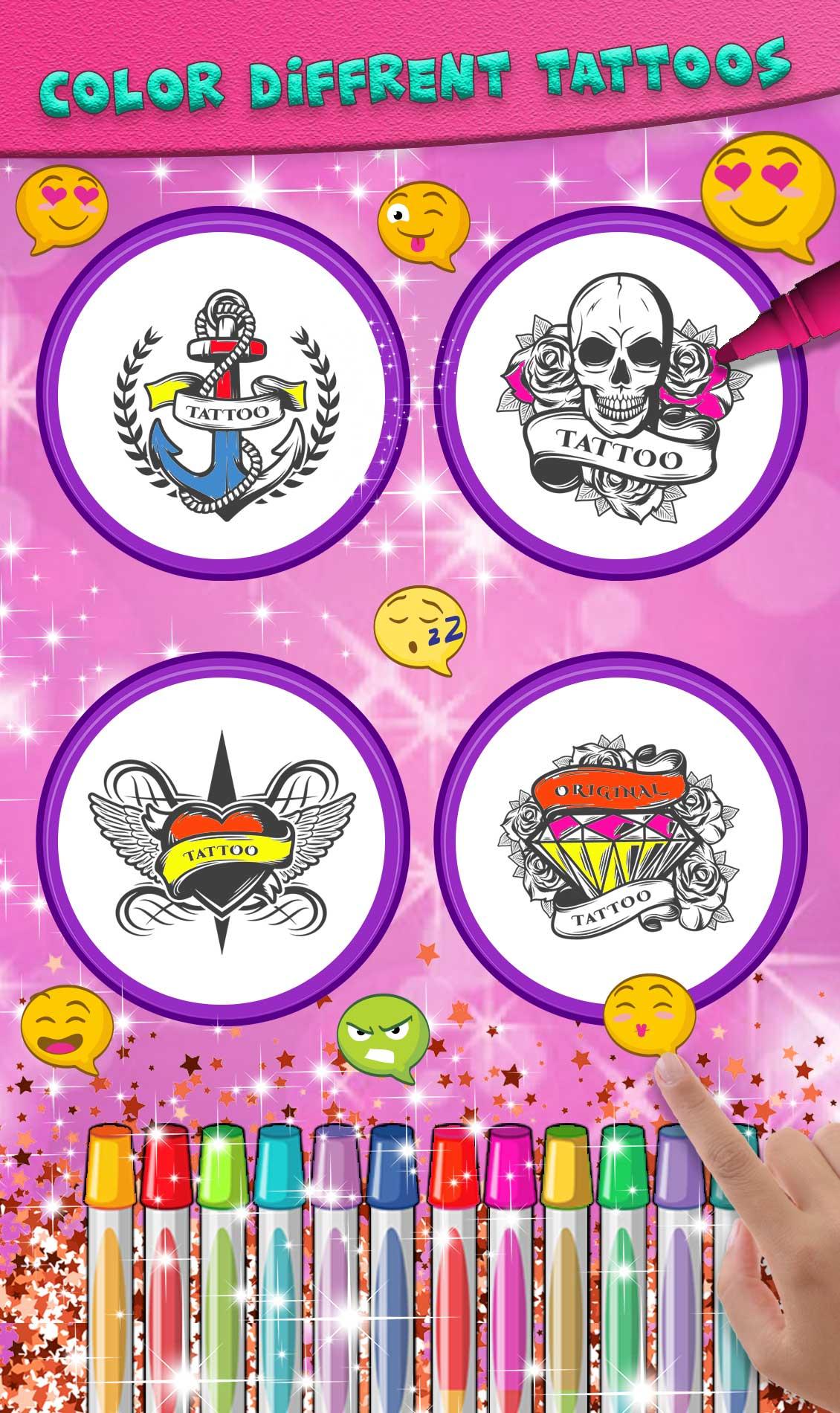 Download Tattoo Coloring Book For Adults Tattoo Colouring For Android Apk Download