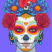 Tattoo Coloring Pixel Art Adult Color By Number