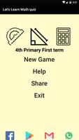 Let's Learn Math Quiz For Grade 4 poster