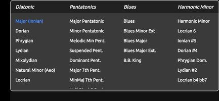 Guitar Scales & Patterns Pro Ekran Görüntüsü 2