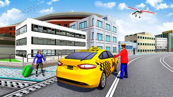 Simulateur d jeux voiture taxi Affiche