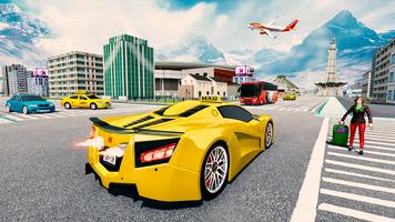 Simulateur d jeux voiture taxi capture d'écran 2