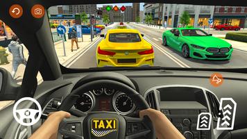 Taxi Driver Sim -Taxi Juego 3D captura de pantalla 3