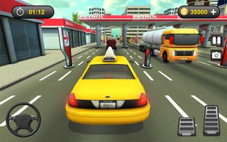 Taxi driving Simulator 2020-Ta capture d'écran 3