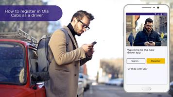 Drive Guide Taxi ola - Free Ola Ride Affiche