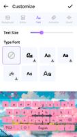 Keyboard Themes & Fonts Affiche
