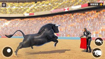 Bull Fighting Game: Bull Games Cartaz