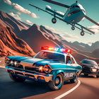 Police Car Chase 3D Car Games icône