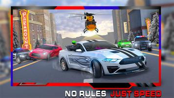 Police Car Chase 3D Car Games capture d'écran 2
