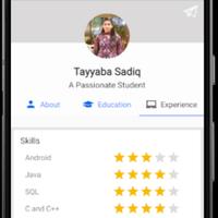 برنامه‌نما Tayyaba's CV عکس از صفحه