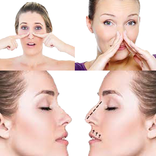 تصغير الانف باليد