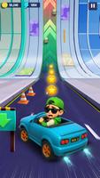 Mini Car Runner - Meme Games постер