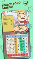 Food Words: Cooking Cat Puzzle ポスター