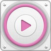 PlayerPro Cloudy Pink Skin آئیکن