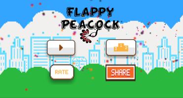 Flappy Peacock Affiche