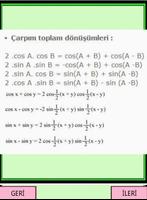 AYT TYT YKS Matematik Formülle capture d'écran 2