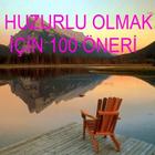 HUZURLU OLMAK İÇİN 100 ÖNERİ-icoon