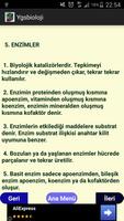 YKS TYT AYT Biyoloji Ders Notu captura de pantalla 3