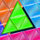 Jeu de puzzle de blocs triangu icône