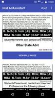 NIST Admission Assistance تصوير الشاشة 1