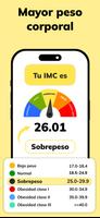 IMC Calculadora y Peso Ideal captura de pantalla 3