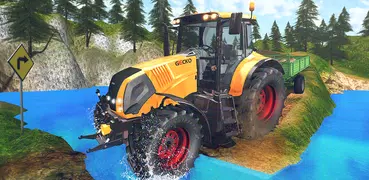 Tractor Driver Cargo 3D