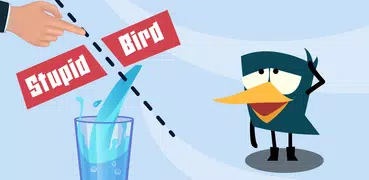 Stupid Bird: Cut Puzzle game